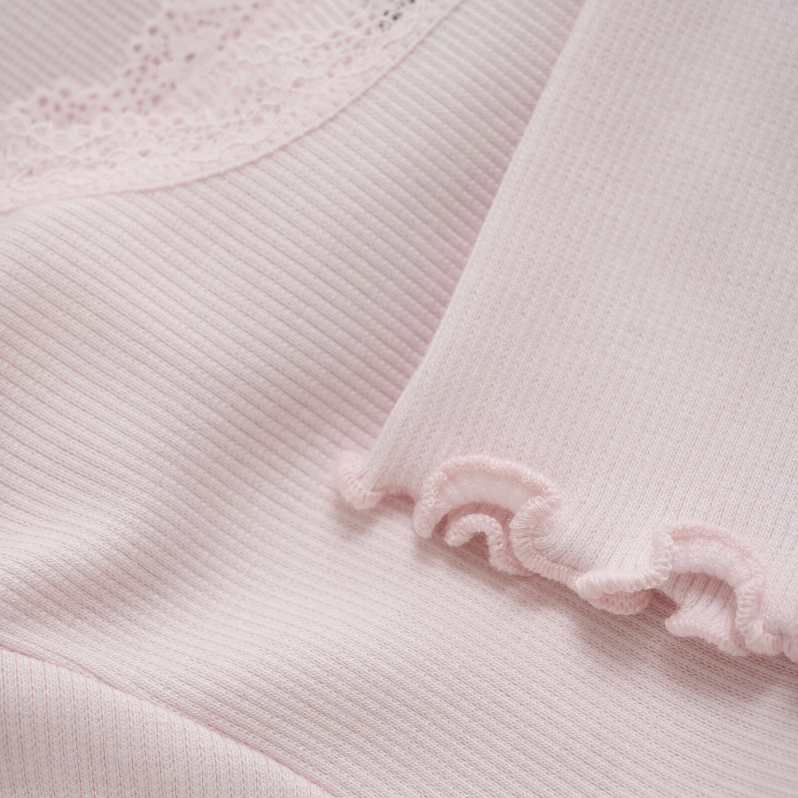 480252_5190_C-medium HUTTELiHUT Langarm Shirt in Rosa mit Spitzenborte