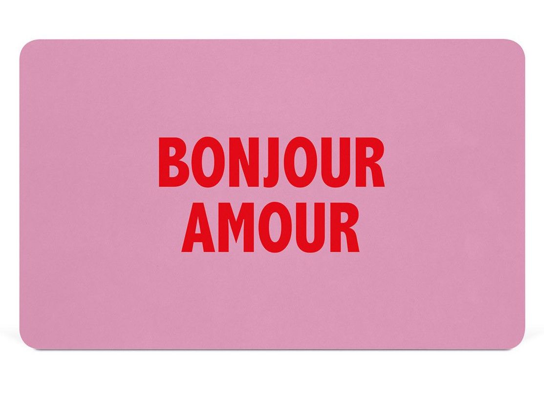 PPD Paperproducts Brotzeitbrett in Pink - Bonjour Amour PPD Paperproducts Brotzeitbrett in Pink - Bonjour Amour