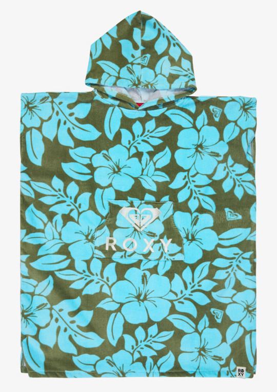 Roxy Stay Magical Printed - Poncho Handtuch für Unisex - Hibiscus Blumen