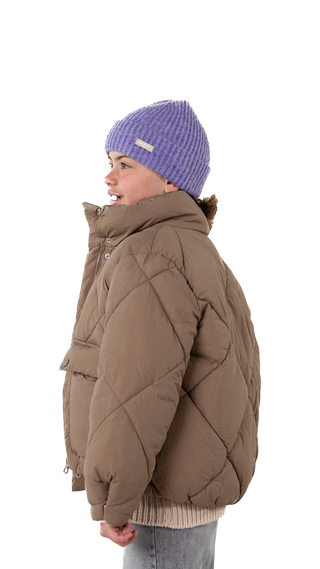 Barts Guanile Beanie mit Umschlag - Violet/Lila