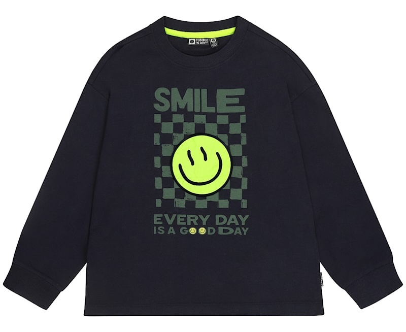 Tumble 'n Dry TND Leicester Langarm Shirt in Schwarz - Neon Smile