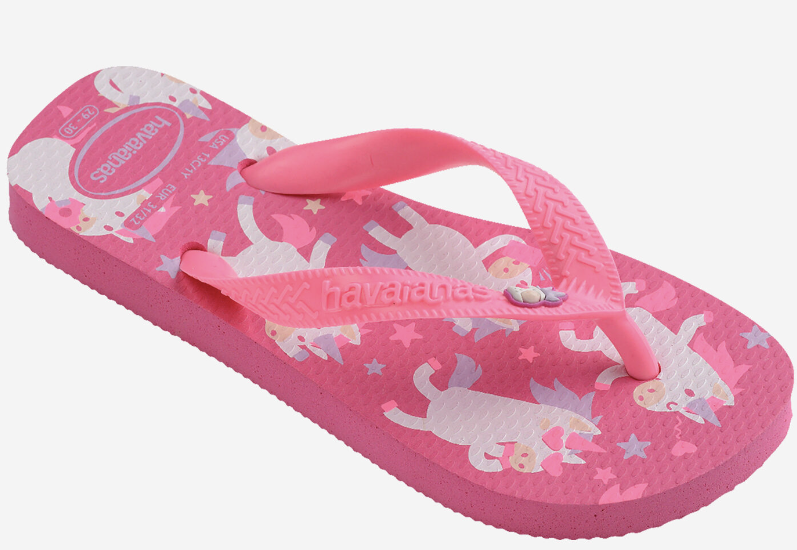Havaianas Kids Mädchen Flip Flops - Pink Einhorn Havaianas Kids Mädchen Flip Flops - Pink Einhorn