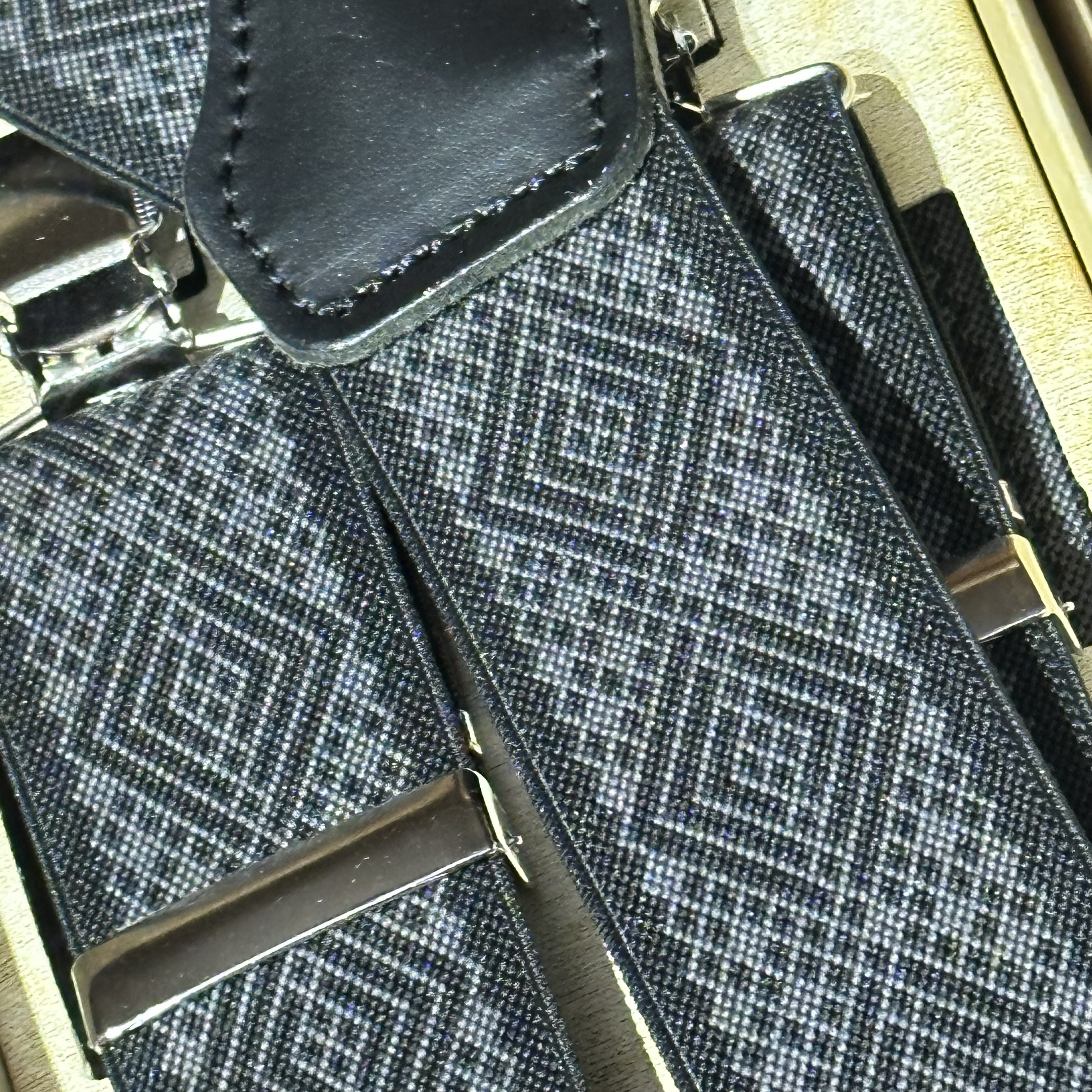 Acosta Herren Hosenträger/Suspenders - Grau gemustert Acosta Herren Hosenträger/Suspenders - Grau gemustert