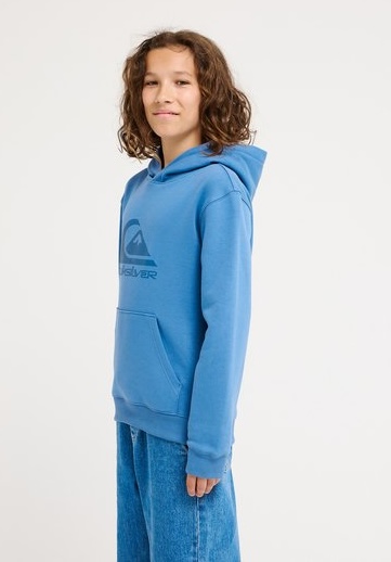 Quiksilver Comp Logo Hoodie Sweatshirt für Jungs in Quiet Harbor Blau Quiksilver Comp Logo Hoodie Sweatshirt für Jungs in Quiet Harbor Blau
