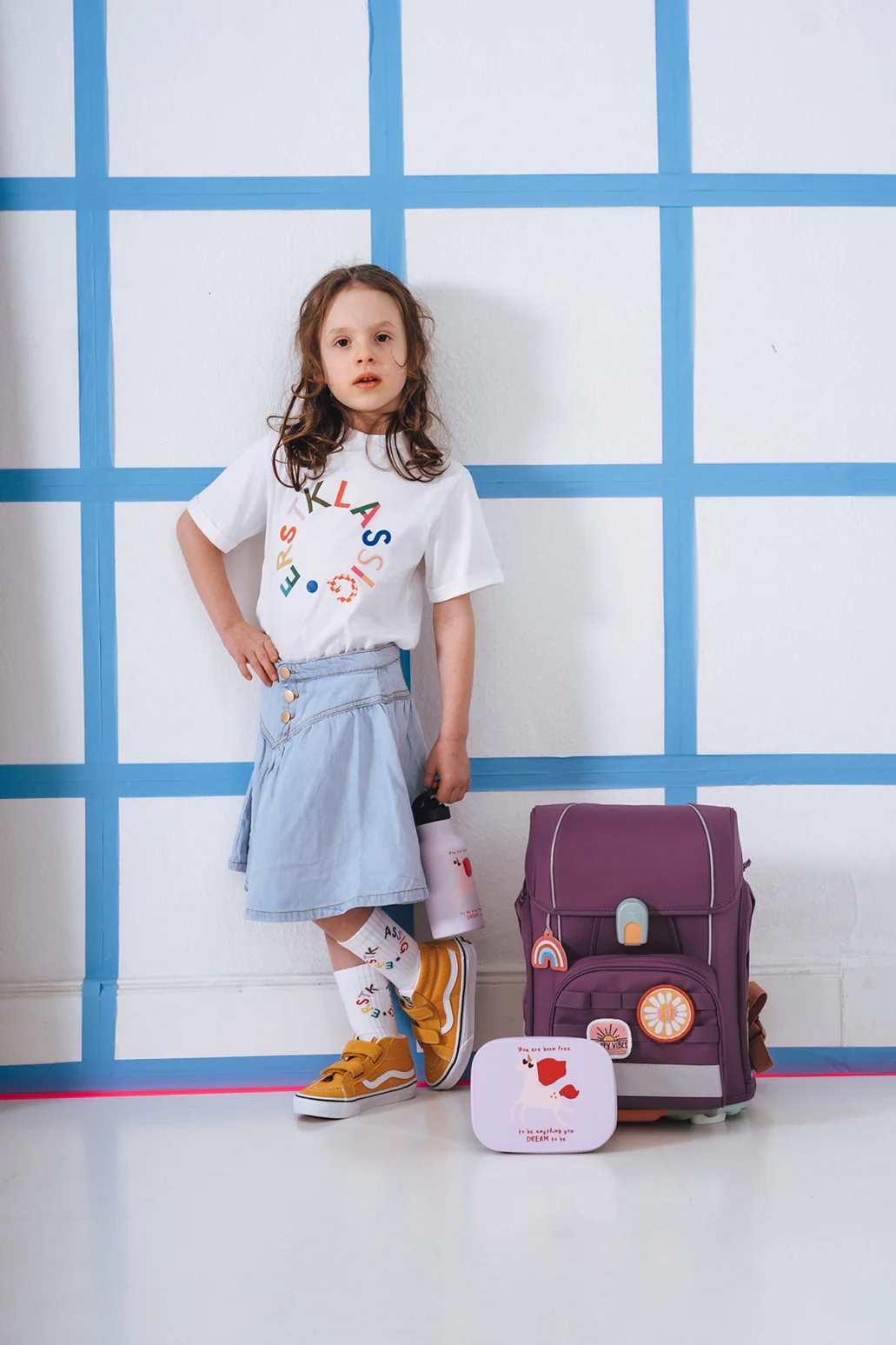 kikadu Schulkind Kurzarm T-Shirt GOTS zertifiziert - Erstklassig kikadu Schulkind Kurzarm T-Shirt GOTS zertifiziert - Erstklassig