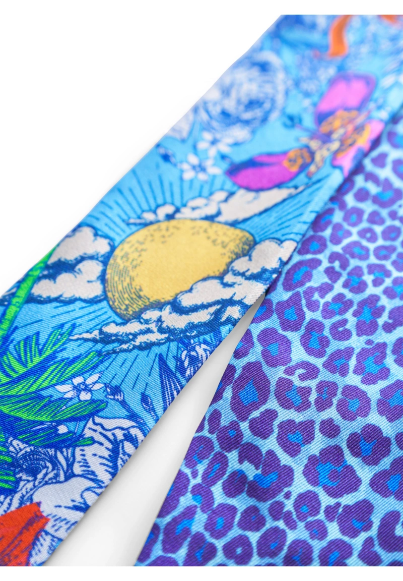 Codello Twilly aus Seide mit Print in Blau Codello Twilly aus Seide mit Print in Blau