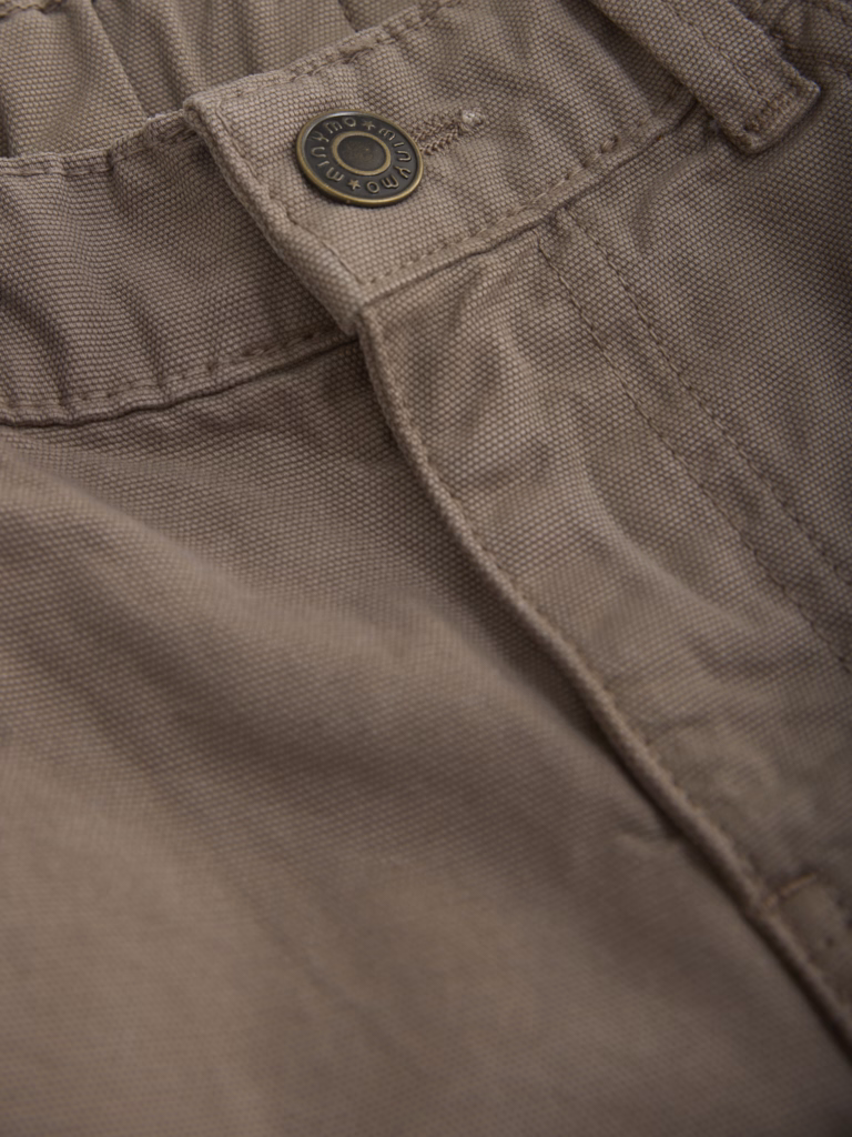 Minymo Canvas Cargo Chino in Timber Wolf Braun Minymo Canvas Cargo Chino in Timber Wolf Braun