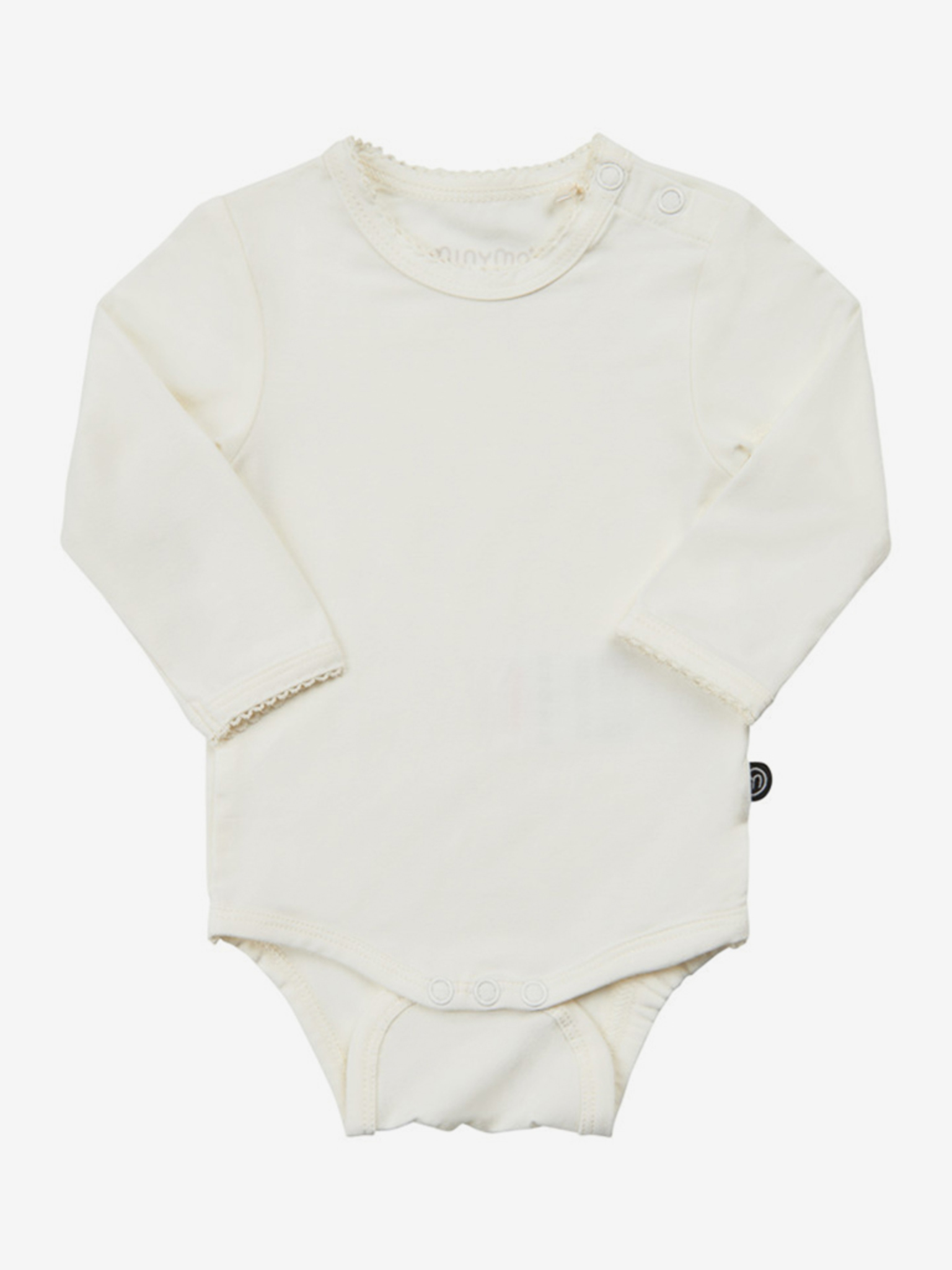 4983_100_A Minymo Baby Body - Bambus in weiß