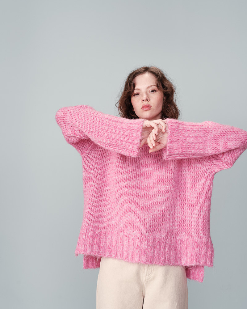 Grace & Mila NATALINO Strickpullover in Bubblegum Pink - SALE Grace & Mila NATALINO Strickpullover in Bubblegum Pink - SALE