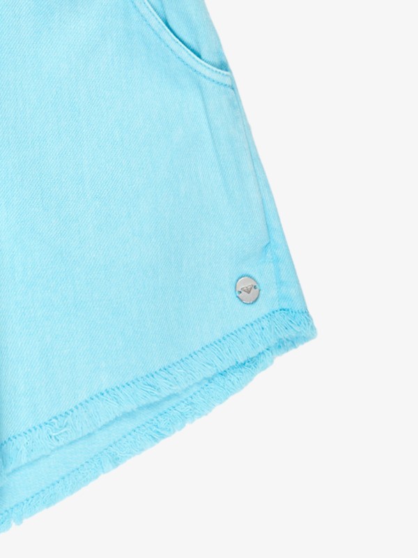 Roxy Scenic Route - Shorts mit elastischem Bund für Mädchen in Aqua Splash Blau