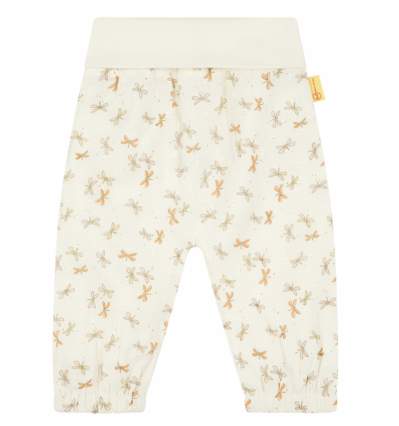 Steiff Baby Mädchen Hose in Creme mit Libellen - SALE