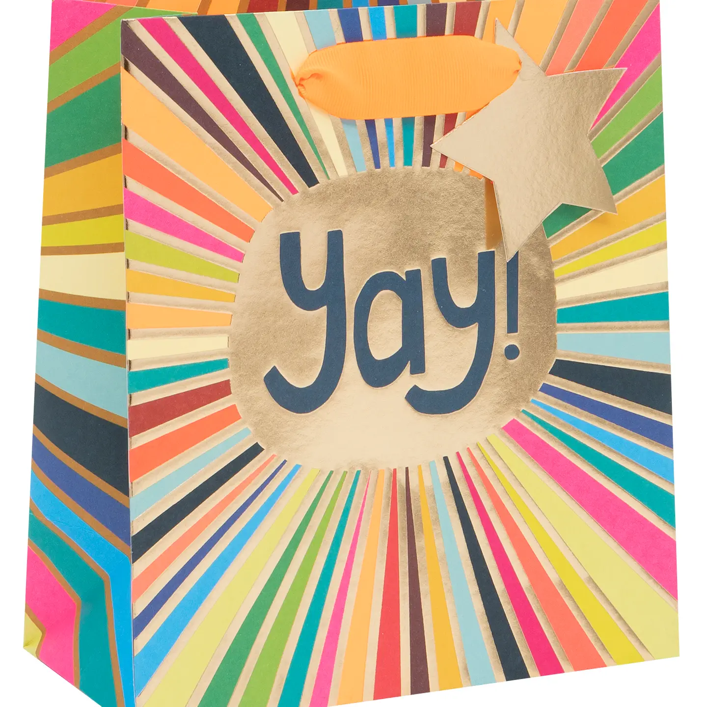 Glick Geschenktasche Medium - Regenbogen Bunt - YAY Rays Glick Geschenktasche Medium - Regenbogen Bunt - YAY Rays