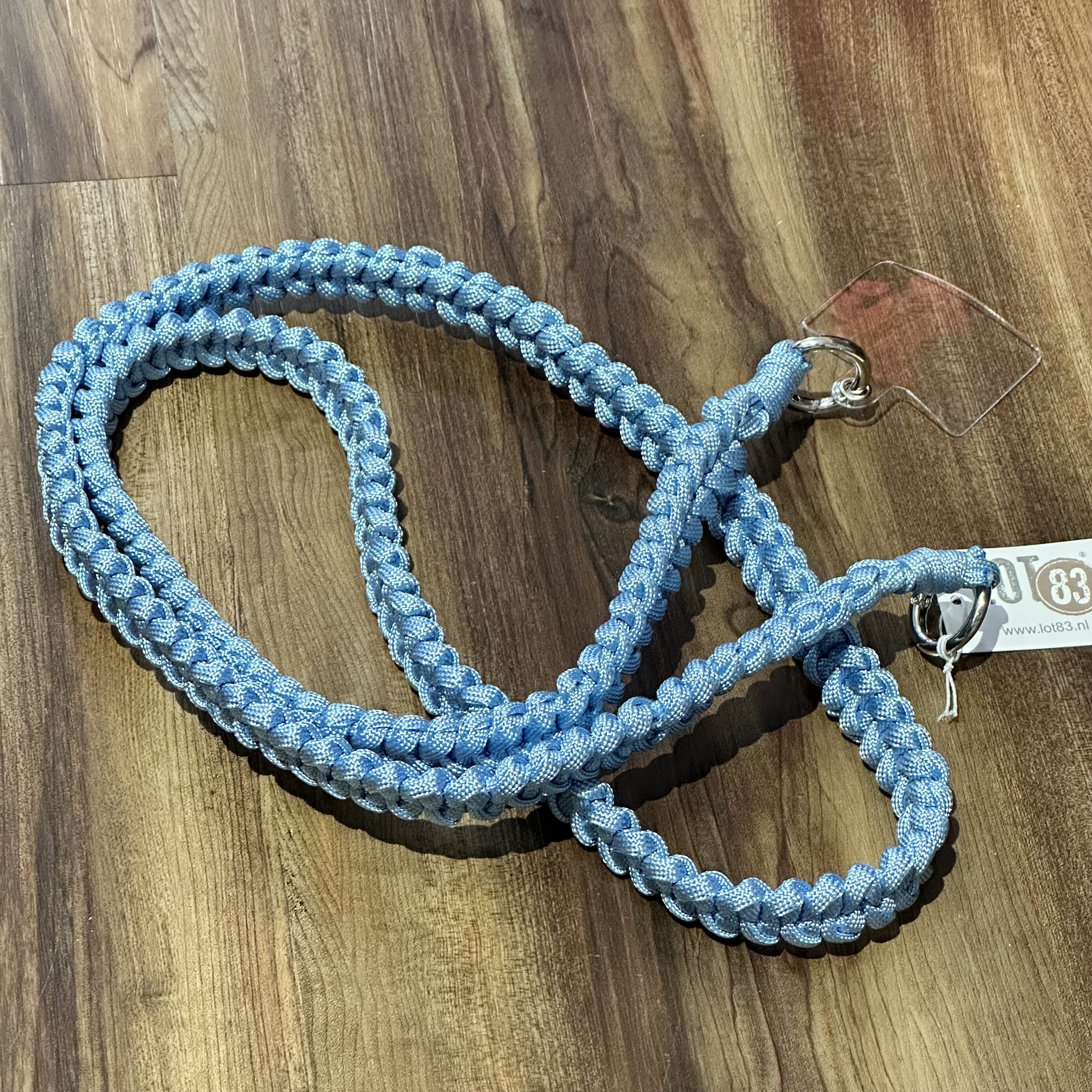 Lizzie Mae Handykette Kordl mit Zopf - Blau