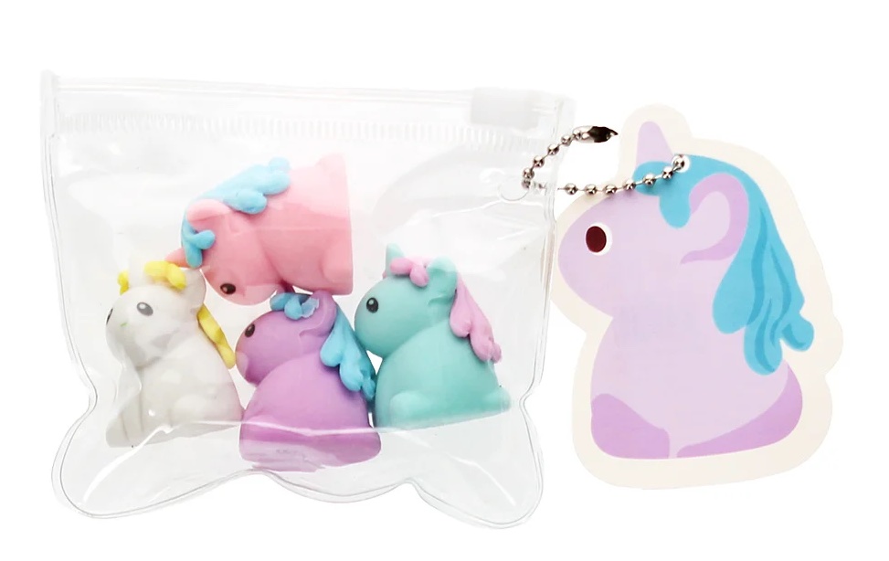 Rex London Radiergummis Unicorns Set of 4 - Einhorn Radiergummis Rex London Radiergummis Unicorns Set of 4 - Einhorn Radiergummis