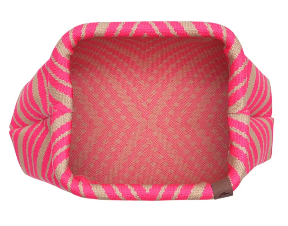 LOT83 Kulturtasche oder Clutch Emma - Zick Zack Neon Pink & Beige LOT83 Kulturtasche oder Clutch Emma - Zick Zack Neon Pink & Beige