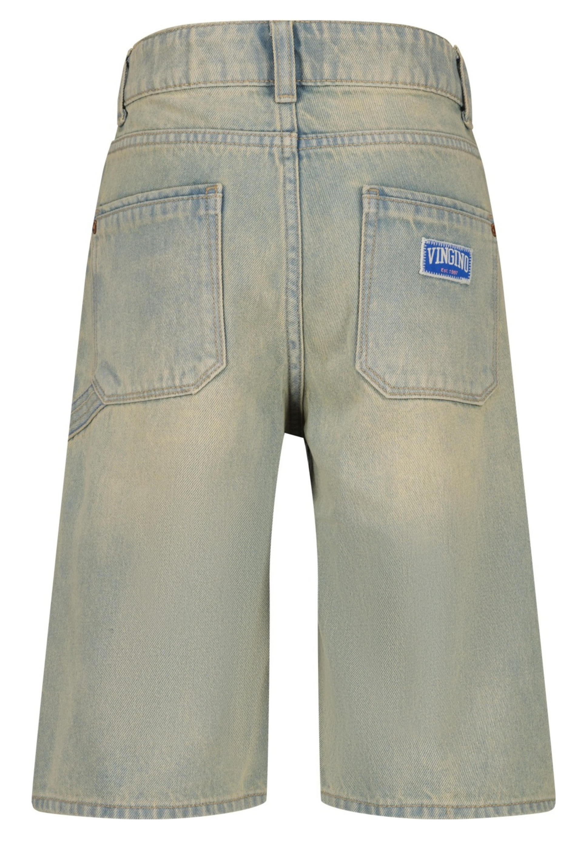 Vingino Jungs Relaxed Skater Shorts Cristian - Tinted mid Blue Vingino Jungs Relaxed Skater Shorts Cristian - Tinted mid Blue