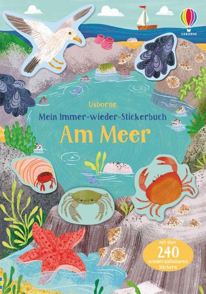 Usborne Mein Immer-wieder-Stickerbuch - Am Meer