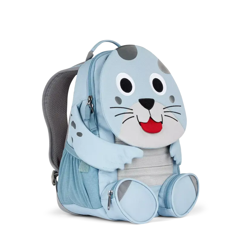Affenzahn Rucksack in Hellblau Seal - Großer Freund - Robbe Affenzahn Rucksack in Hellblau Seal - Großer Freund - Robbe