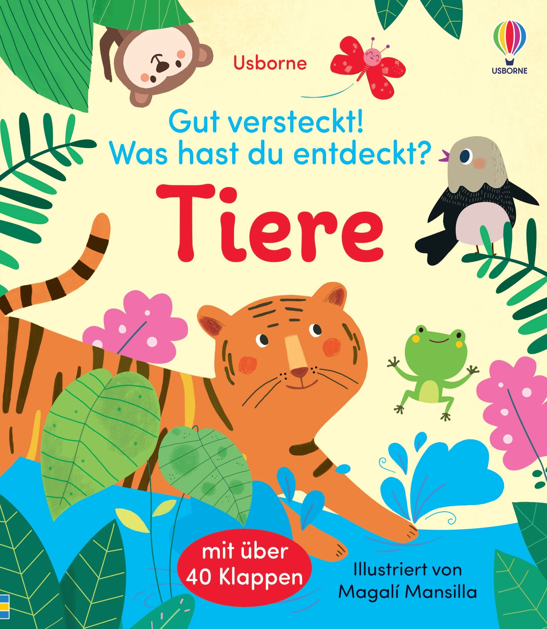 Usborne Gut versteckt! Was hast du entdeckt? Tiere