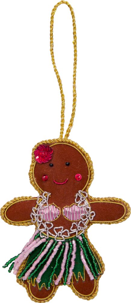 Coppenrath Weihnachtsschmuck - Anhänger Lieblingsstücke Gingerbread Woman - Dekorative Weihnachten - Lebkuchenfrau