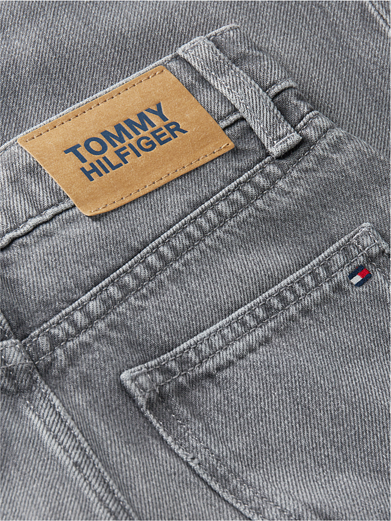 Tommy Hilfiger Barrel Jeans in Hellgrau für Mädchen Denim Grau Tommy Hilfiger Barrel Jeans in Hellgrau für Mädchen Denim Grau