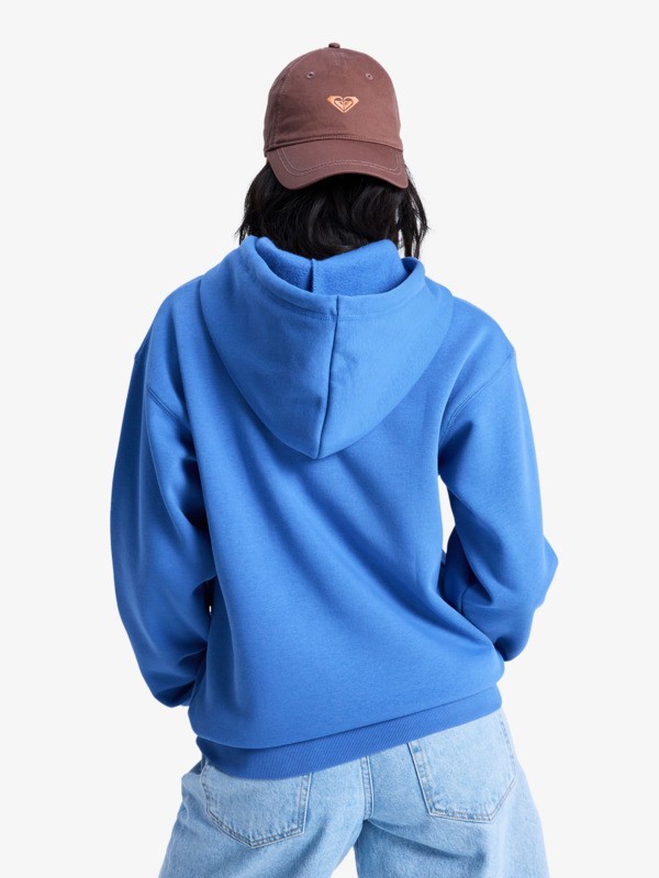Roxy Surf Stoked Brushed Sweatshirt Hoody für Damen in Brilliant Blau