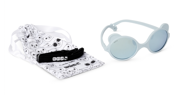 KiETLA Baby-Sonnenbrille OurS'on (UV-Schutz 4) Sky Blau