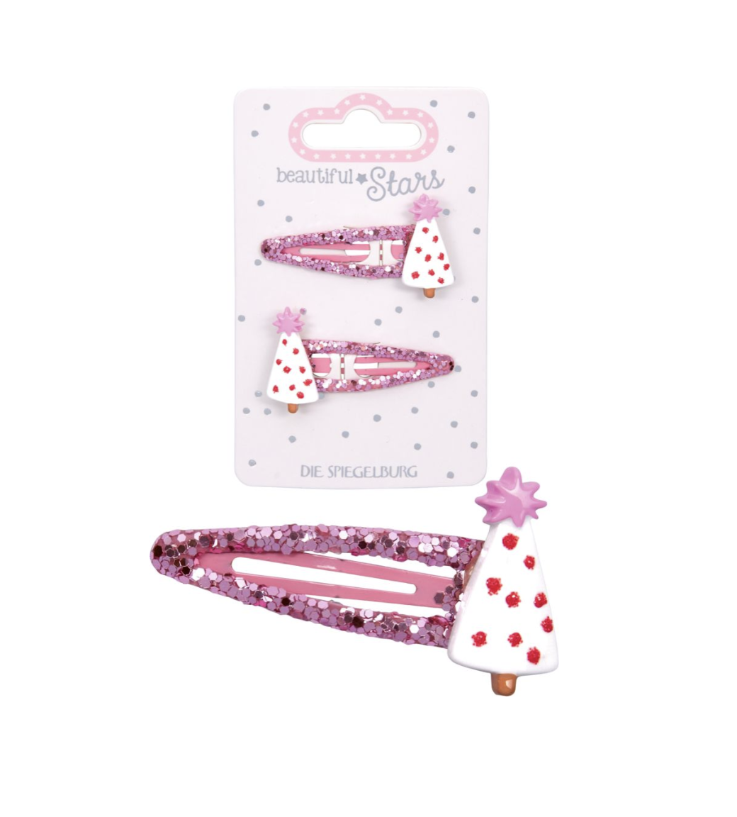 beautiful Stars Haarclips/Haarspangen Tannenbaum - wähle deine Farbe beautiful Stars Haarclips/Haarspangen Tannenbaum - wähle deine Farbe