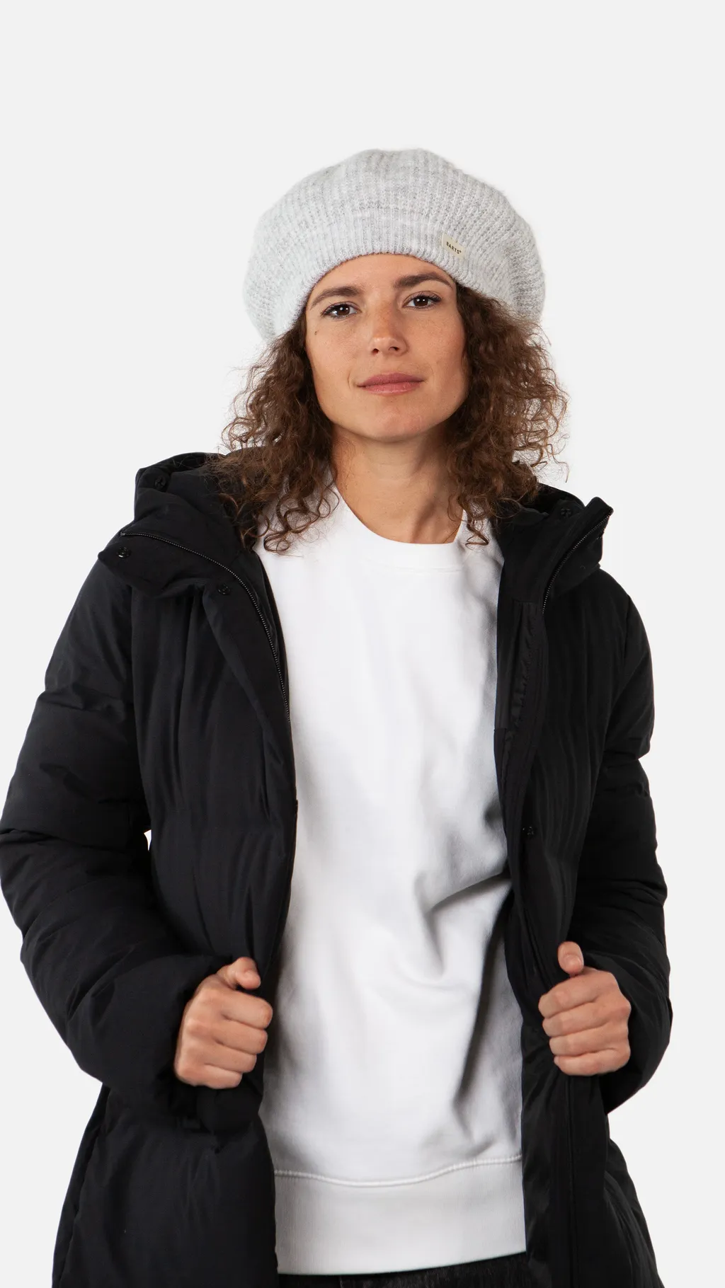 Barts Inaru Damen Beret in Heather Grey - Grau Barts Inaru Damen Beret in Heather Grey - Grau
