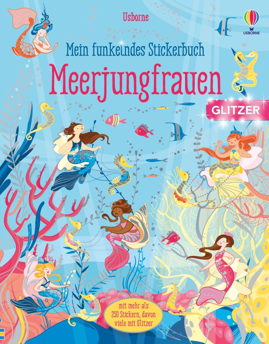 Usborne Mein funkelndes Stickerbuch: Meerjungfrauen Usborne Mein funkelndes Stickerbuch: Meerjungfrauen
