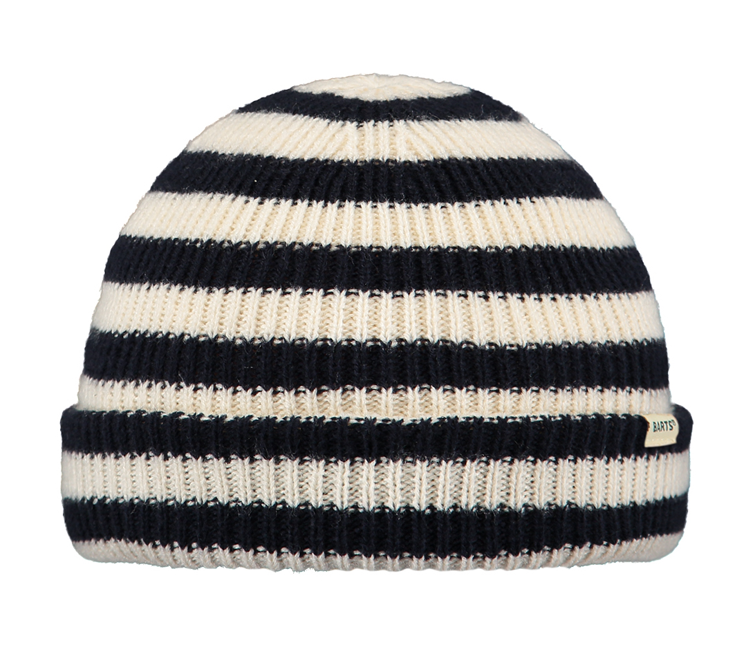 Barts Milo Beanie Mütze Navy Gestreift