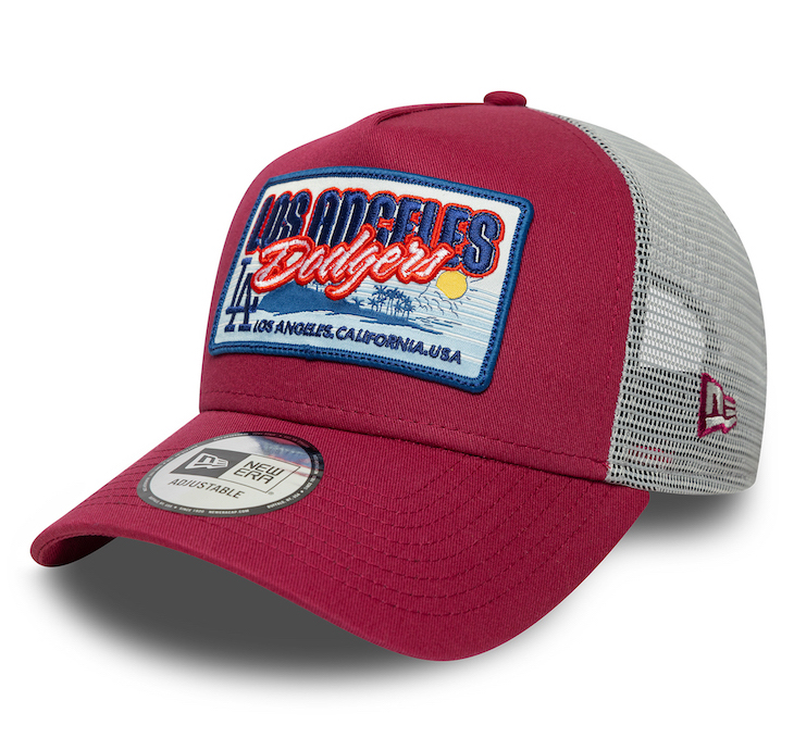 New Era Trucker Cap mit Patch in Rot LA Dodgers New Era Trucker Cap mit Patch in Rot LA Dodgers