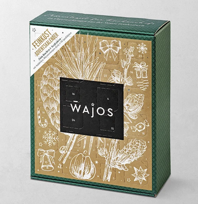 Wajos Gourmet- & Gewürz-Adventskalender – 24 Feinkost-Spezialitäten für Genießer Wajos Gourmet- & Gewürz-Adventskalender – 24 Feinkost-Spezialitäten für Genießer