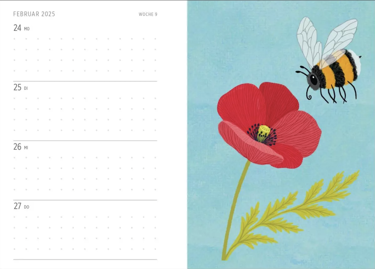 Kalender 2025 - Lebe Wild & voller Wunder Kalender 2025 - Lebe Wild & voller Wunder