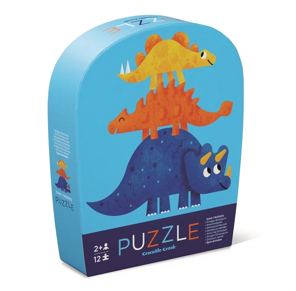 C030951048890D9B2E3CA7EA8189118C17C4916B-Kopie Crocodile Creek Mini Puzzle - Dino Freunde - 12 Teile