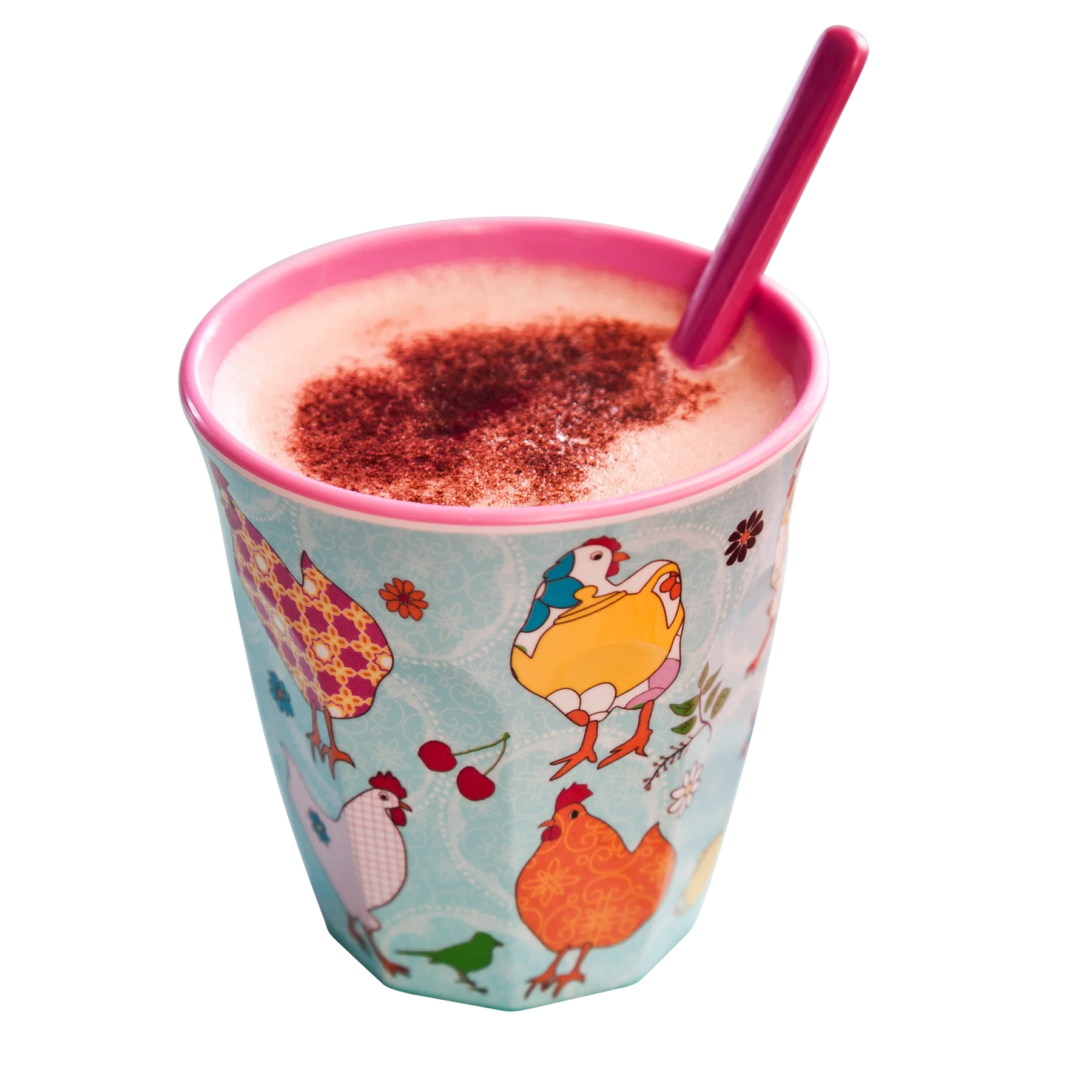MELCU-HENI_3_1800x1800 RICE Melamin Trinkbecher Bunte Henne