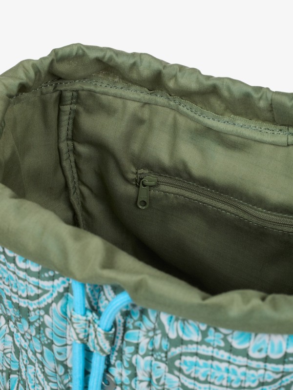 Roxy Wildest Dream 11L - Mittelgroßer Rucksack für Frauen - Türkis Grün Paisley