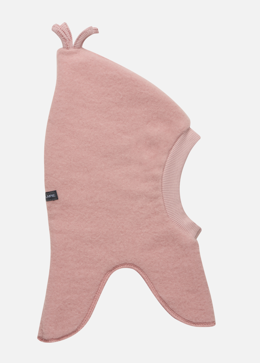 Hust & Claire Feo Merinowolle Balaklava Schlupfmütze in Rosa