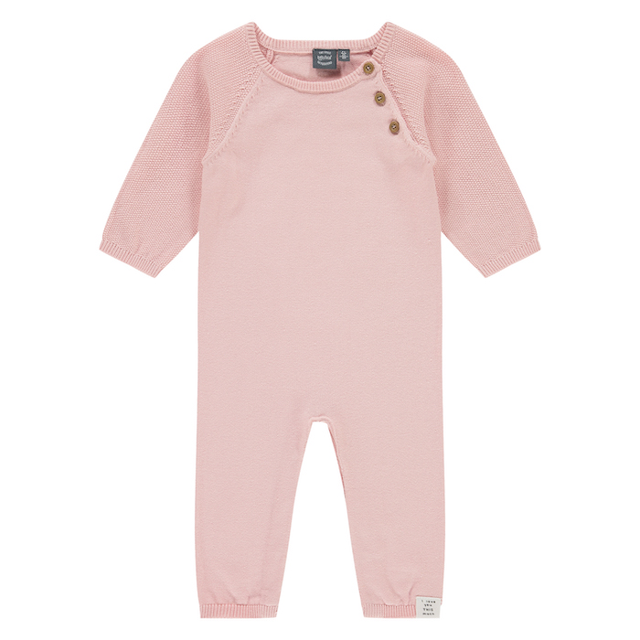 NWB22629750_1 Babyface Strick Einteiler Baumwolle in Rosa
