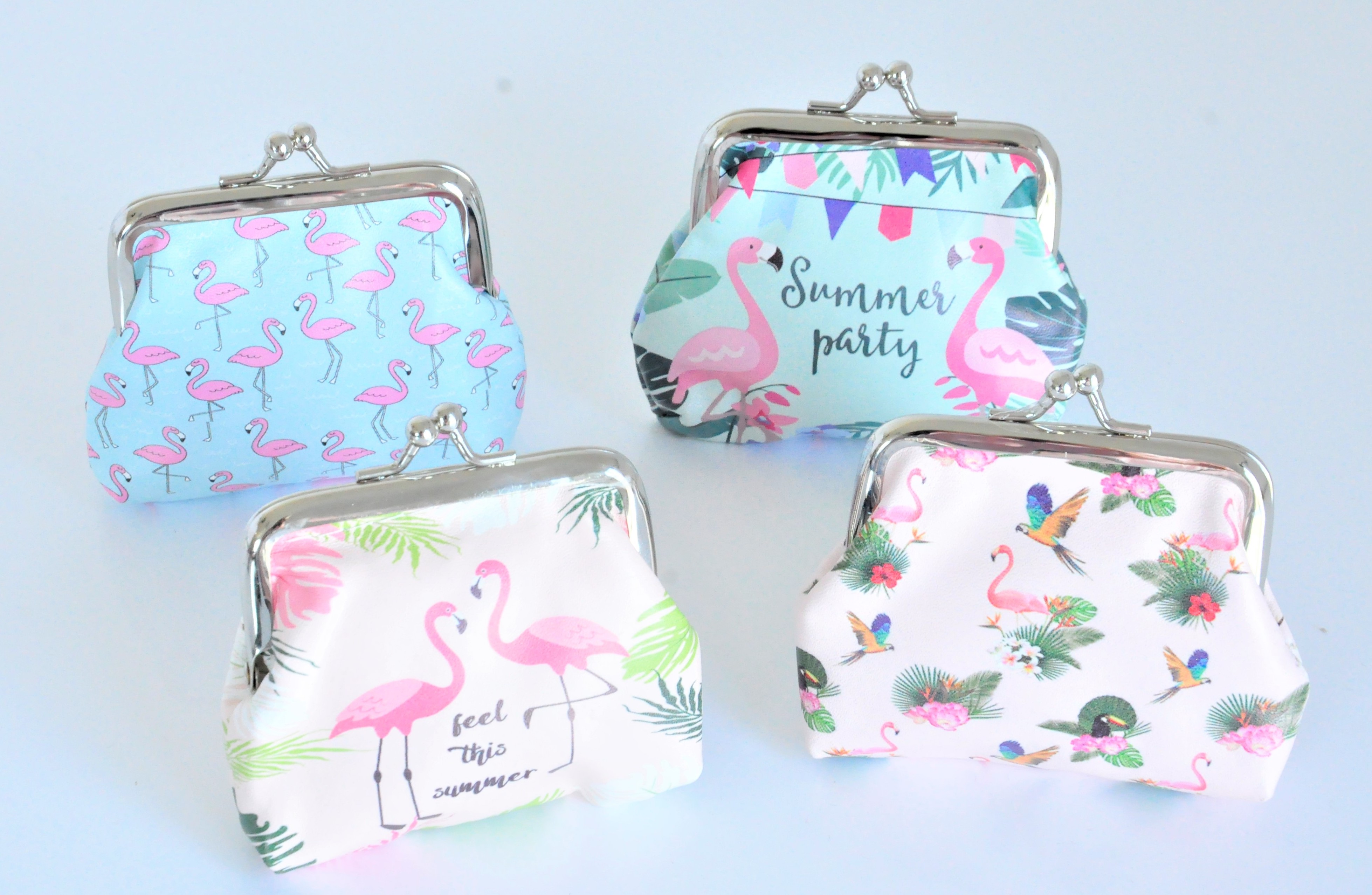 KisMe Klappbörse Flamingo - Wähle von 4 Designs