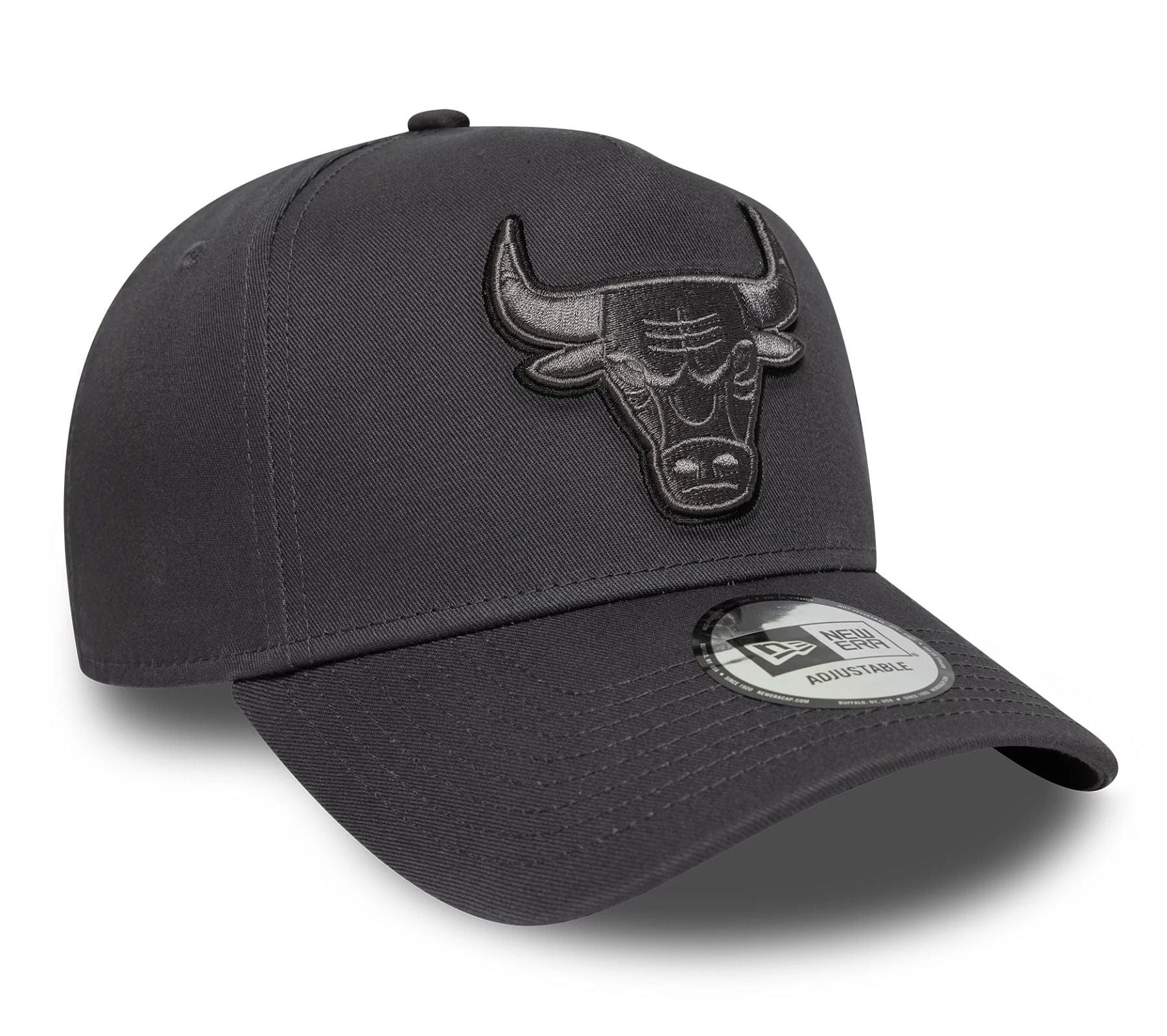 New Era Dunkelgraue Chicago Bulls Team Outline 9FORTY E-Frame Cap