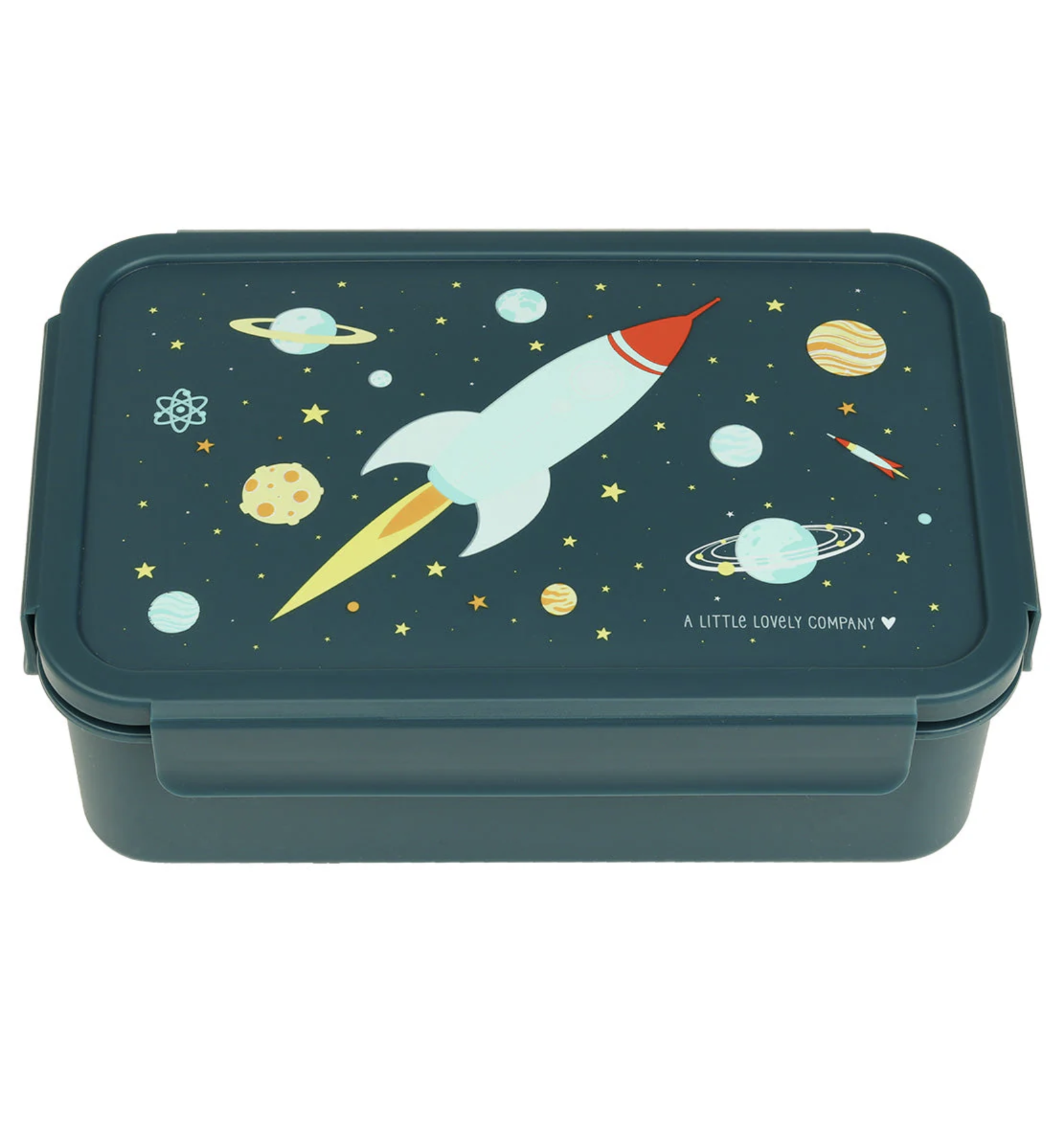 A Little Lovely Company Bento Box Brotzeitbox Lunchbox - Weltraum A Little Lovely Company Bento Box Brotzeitbox Lunchbox - Weltraum