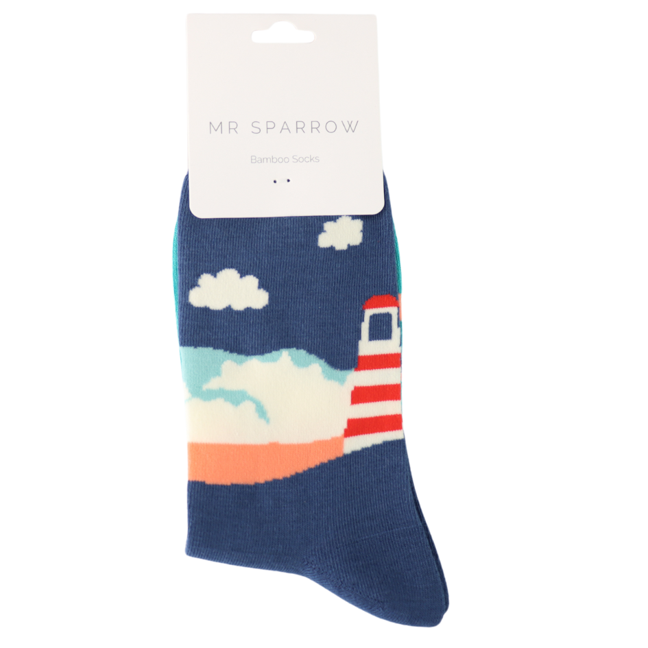 Mr. Heron Bambus Herren Socken Seascape - Harbour Town