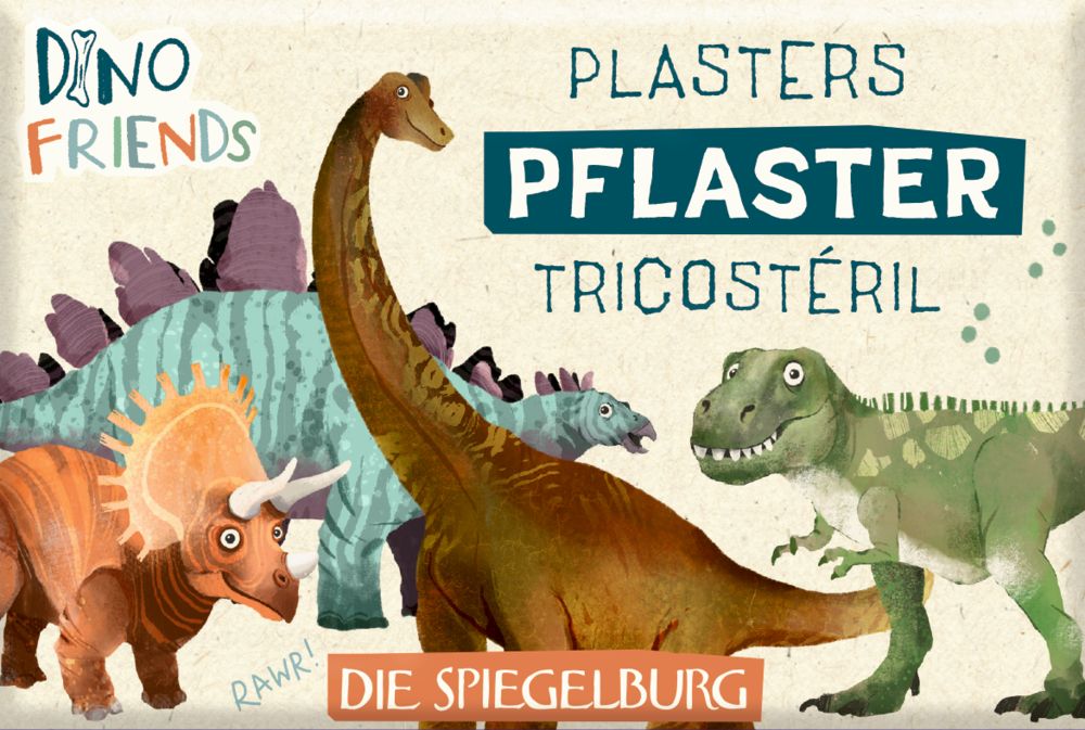Die Spiegelburg Dino Friends Pflasterstrips - Dinosaurier Pflaster