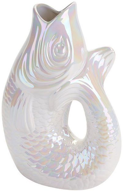 GIFTcompany Carafon Monsieur - Fisch Vase Large - Pearl - 2,7L