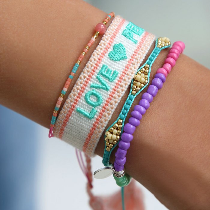 Love Ibiza Armband miyuki Ibiza türkis