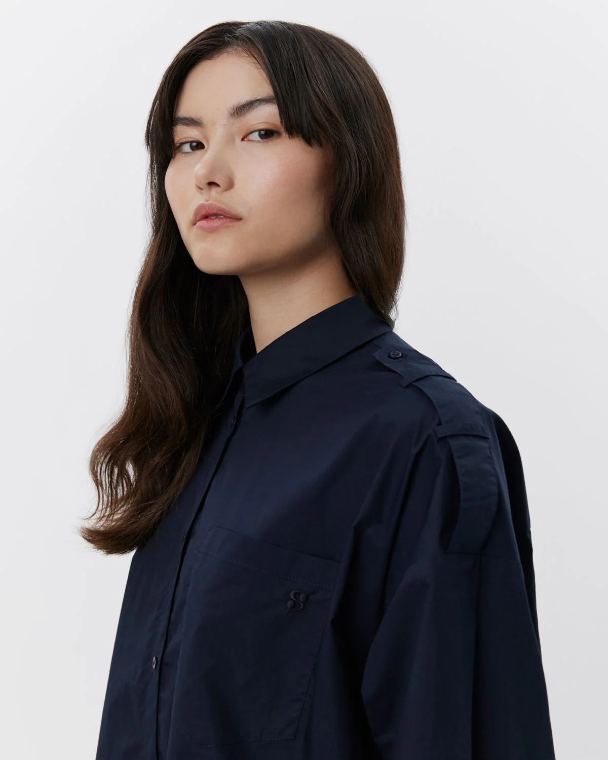 Sofie Schnoor Blusenkleid/long Bluse in Navy - SALE
