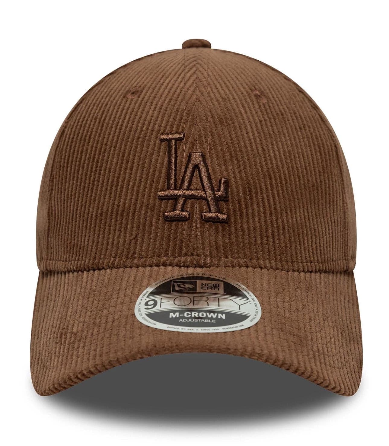 New Era LA Dodgers MLB Cord Brown 9FORTY M-Crown Cap - Braun Cord