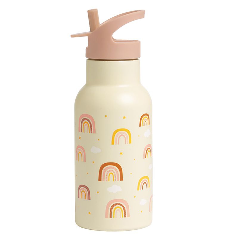 image_133-008-103_1 A Lovely Little Company Thermos Edelstahl Trinkflasche mit Strohhalm - Regenbogen