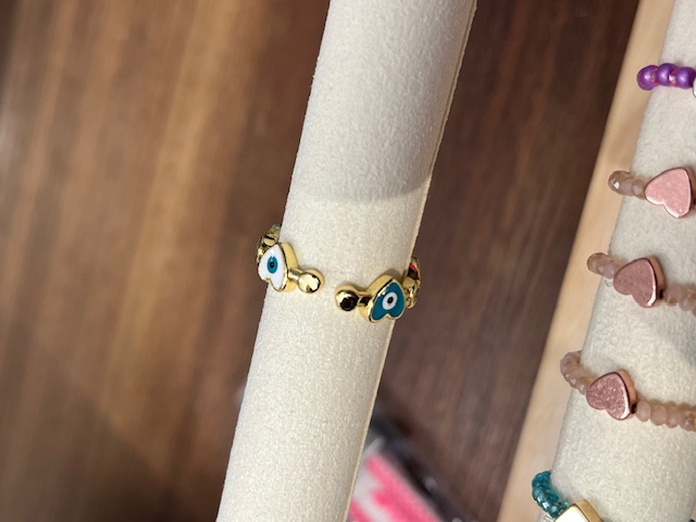 Lua Ring für Damen Gold Herzen - Multifarbe Lua Ring für Damen Gold Herzen - Multifarbe